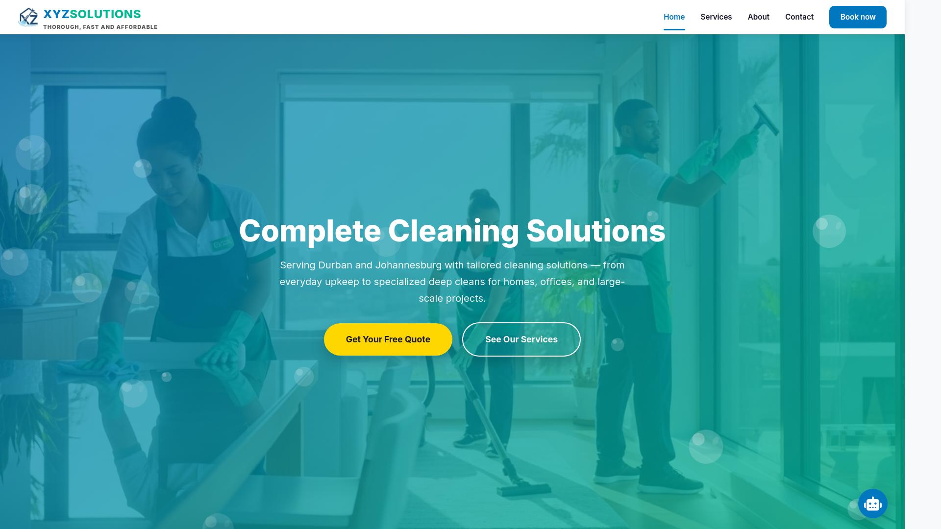 XYZ Solutions Website